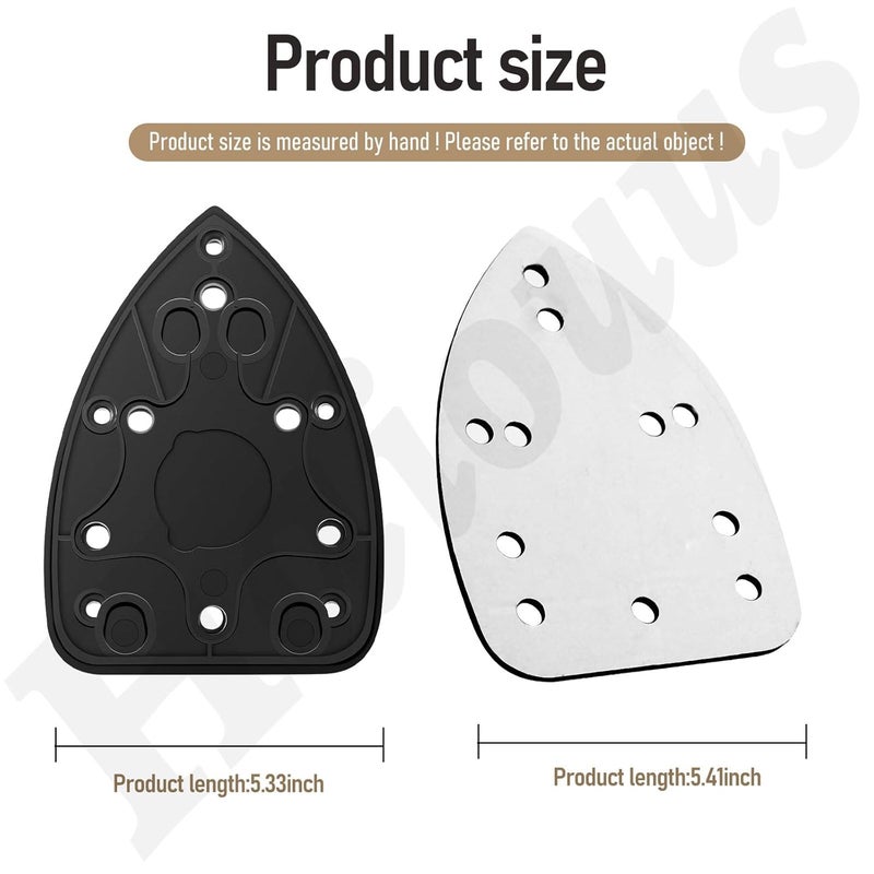 Haiouus 2 Pack 039065005001 Mouse Sander Replacement Pads Compatible with Ryobi Ridgid/Homelite CFS1503K CFS1503 CFS1502 CFS1503G for Ryobi Mouse Sander Replacement Pad - Image 2